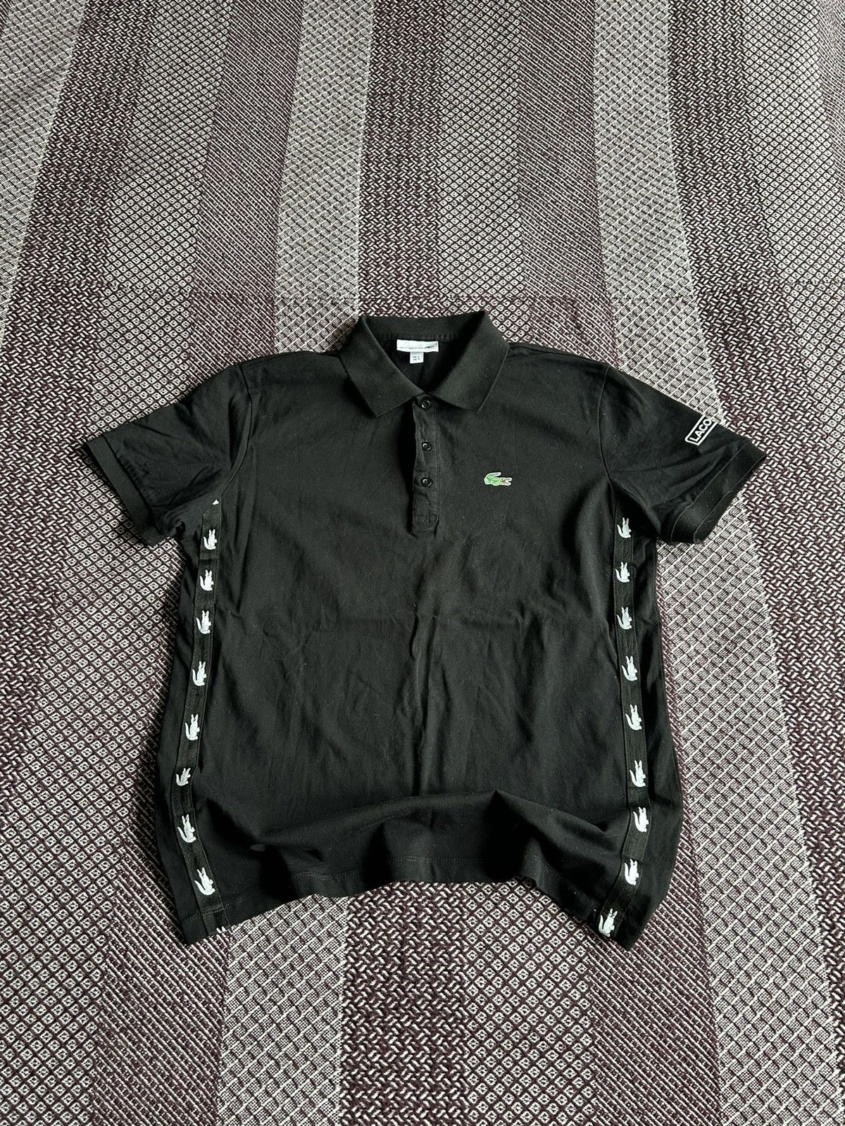 Lacoste Lacoste Regular Fit Polo Shirt Logo Stripe Streetwear Sz XL Size US XL / EU 56 / 4 - 9 Thumbnail