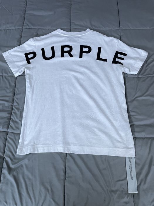 Purple Brand Textured Jersey T Shirt