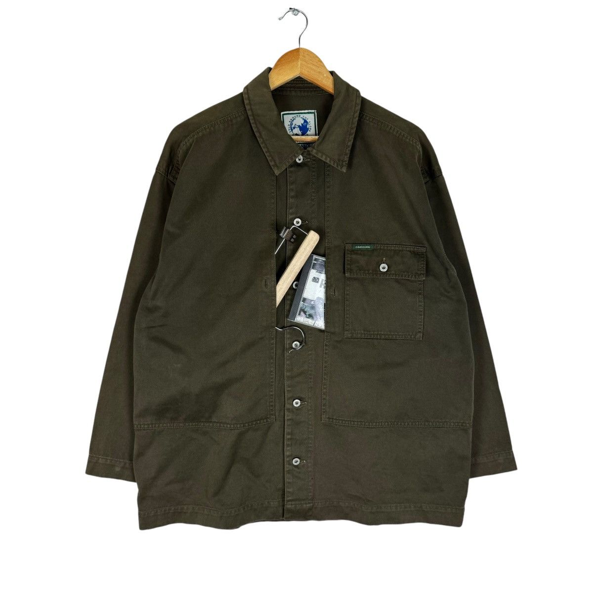 Nigel Cabourn 🌟NIGEL CABOURN P44 UTILITY POCKET BUTTON JACKET Size US M / EU 48-50 / 2 - 1 Thumbnail