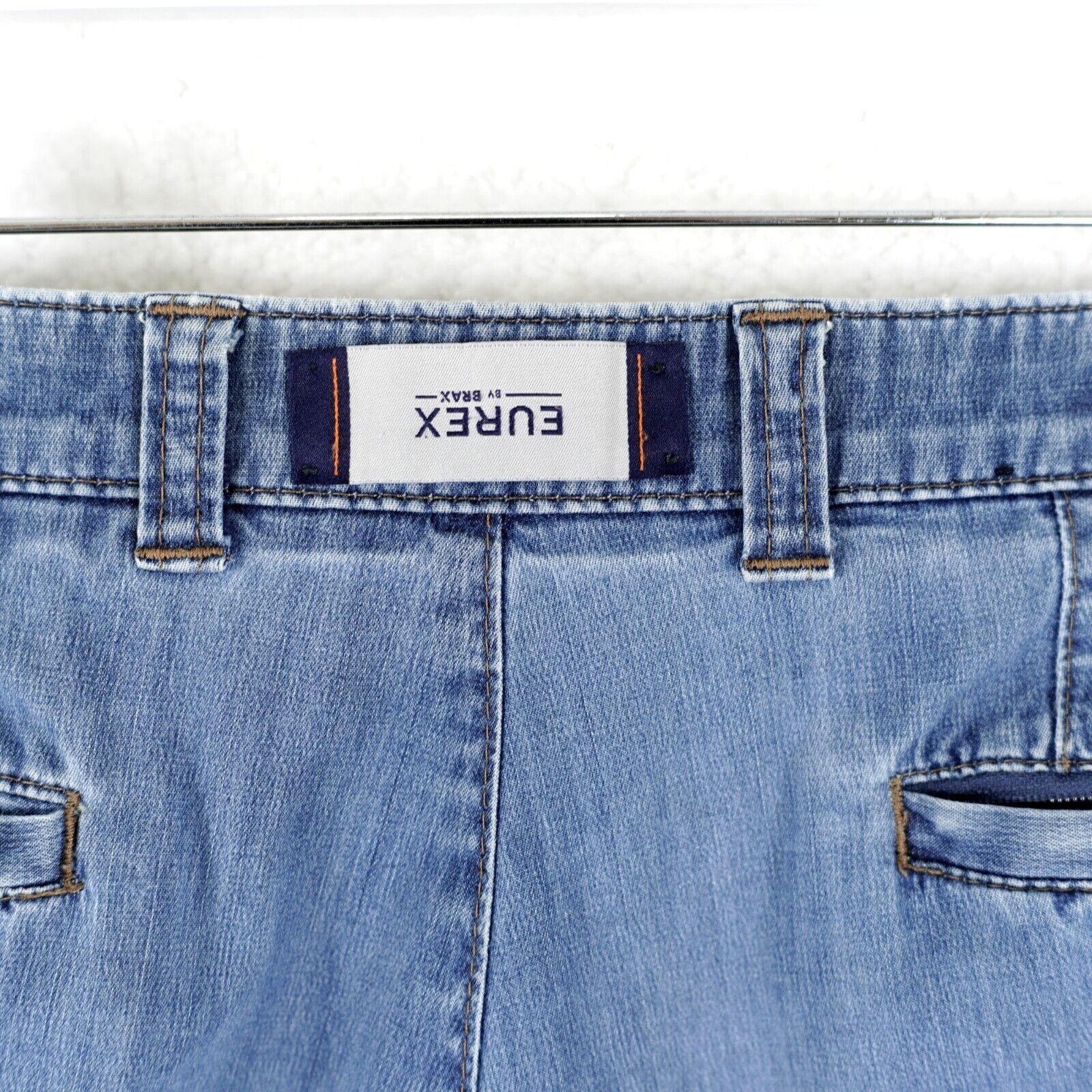 BRAX Brax Eurex Medium Blue Elastic Waist Mid Rise Jeans 36/28 Ta Size US 36 / EU 52 - 5 Thumbnail