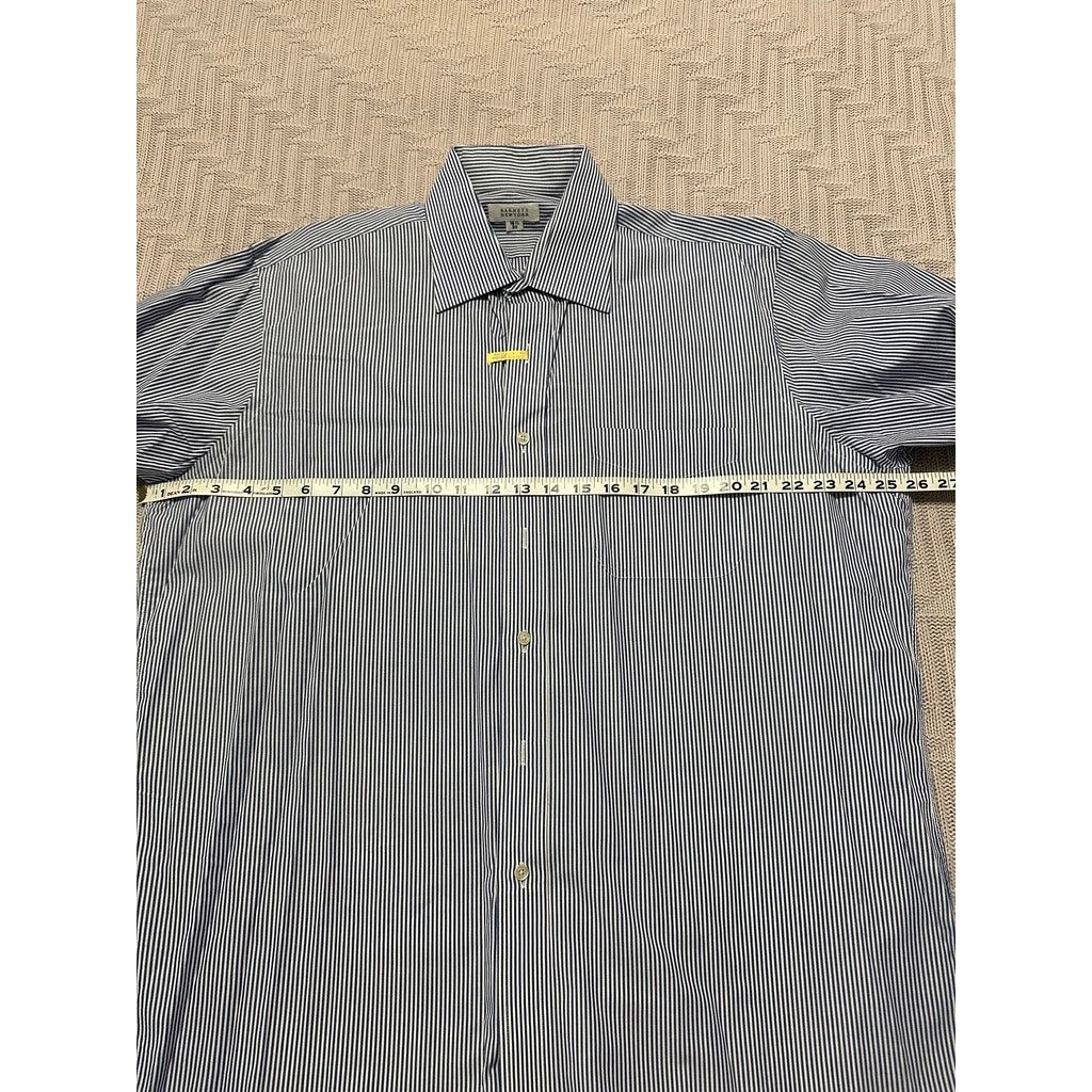 Barneys New York Barneys New York blue striped button down size 16.5 Size US L / EU 52-54 / 3 - 6 Thumbnail