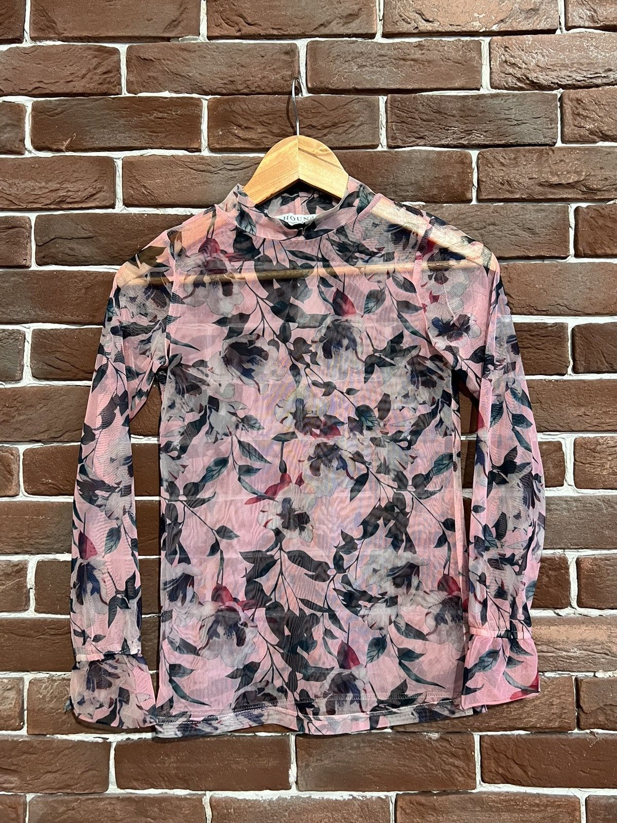 Vintage Rare Vintage Floral Y2K Mesh top like jean paul gaultie Size S / US 4 / IT 40 - 1 Thumbnail