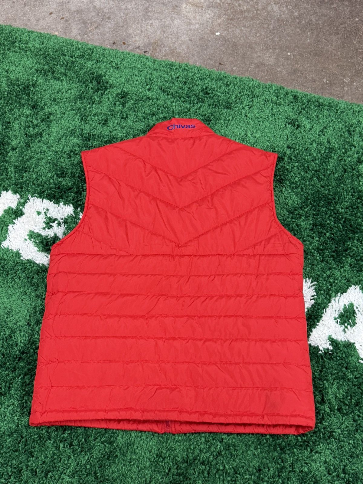 Vintage Chivas Guadalajara Football Puffy Puff Nutspe Soccer Vest Size US XXL / EU 58 / 5 - 4 Thumbnail