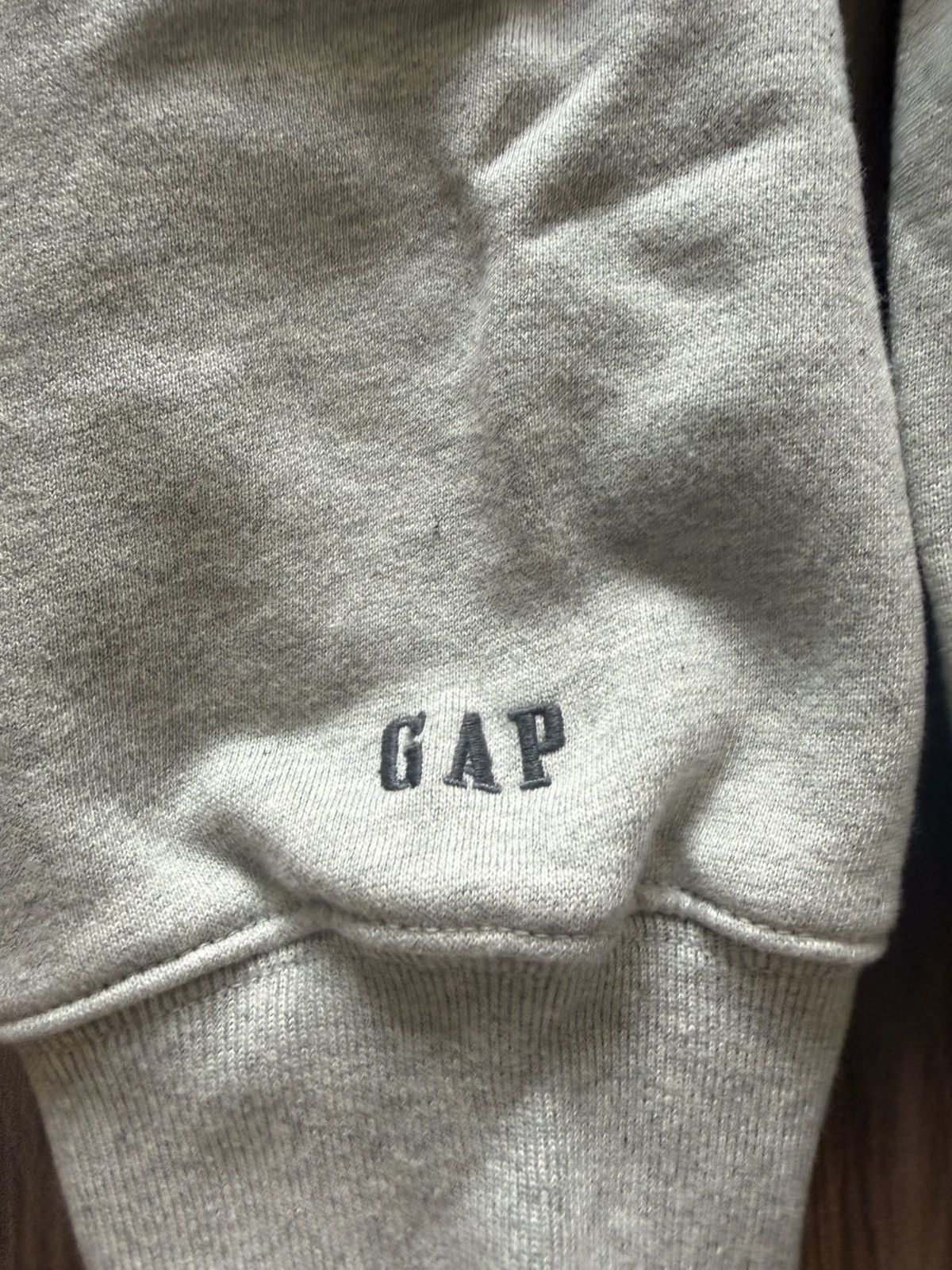 Gap × Madhappy GAP x MAD Happy Full Zip Hoodie Oatmeal Grey Logo Hoodie XL Size US XL / EU 56 / 4 - 8 Thumbnail