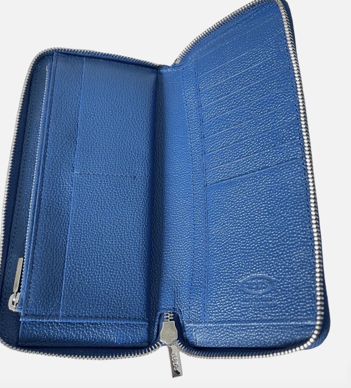 Tod's Tod's Italy Blue Zip Continental Wallet, XAMQCHA1400GPA7Q11 Size ONE SIZE - 9 Thumbnail