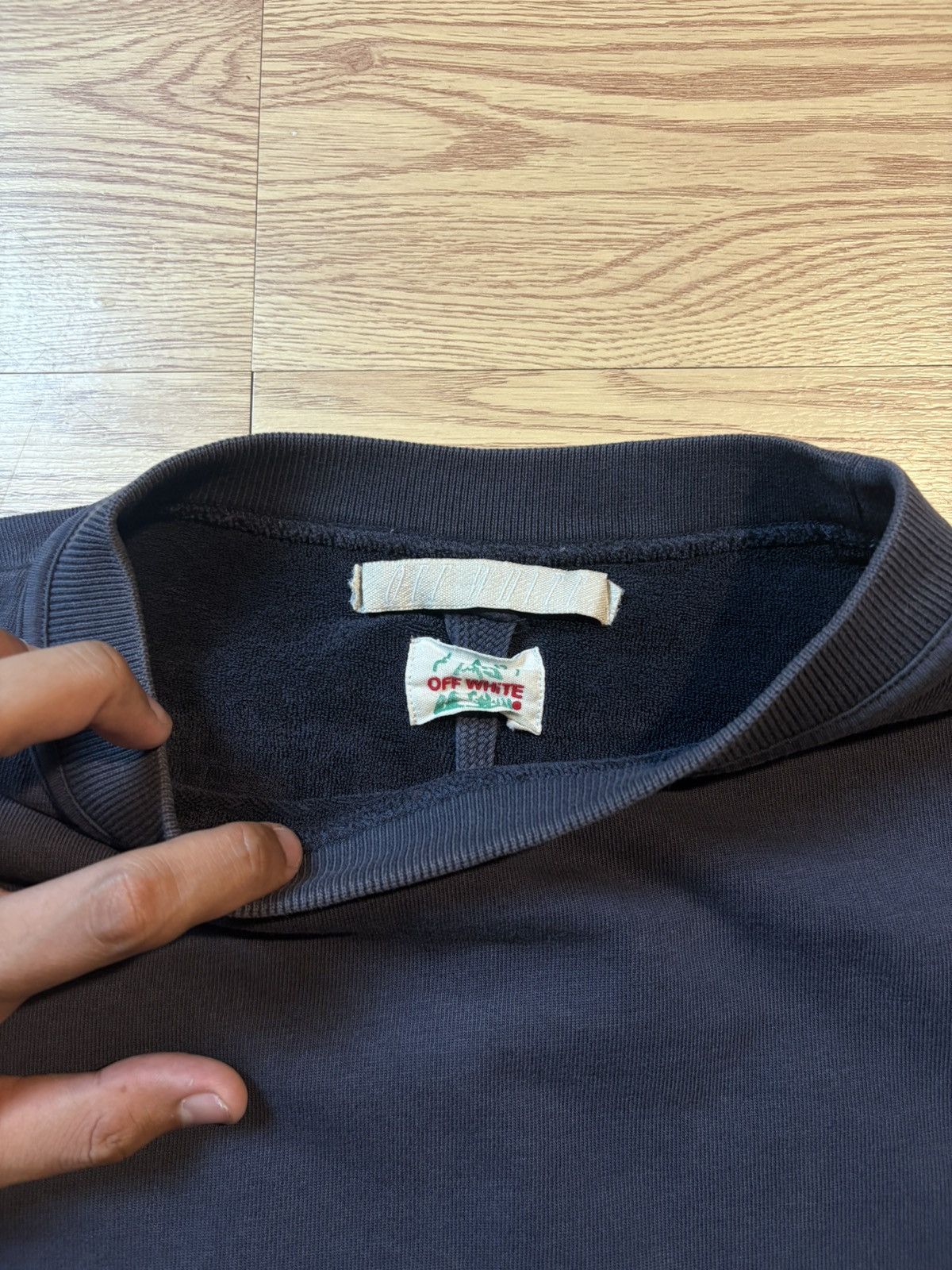 Off-White Off White 3D diagonal sweatshirt Size US XL / EU 56 / 4 - 4 Thumbnail