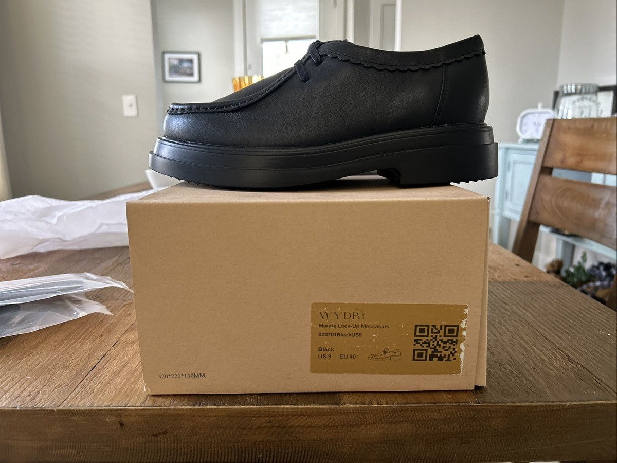 Other WYDR Marnie Lace-Up Moccasins Black Leather, Women's US 9 Size US 9 / IT 39 - 1 Thumbnail
