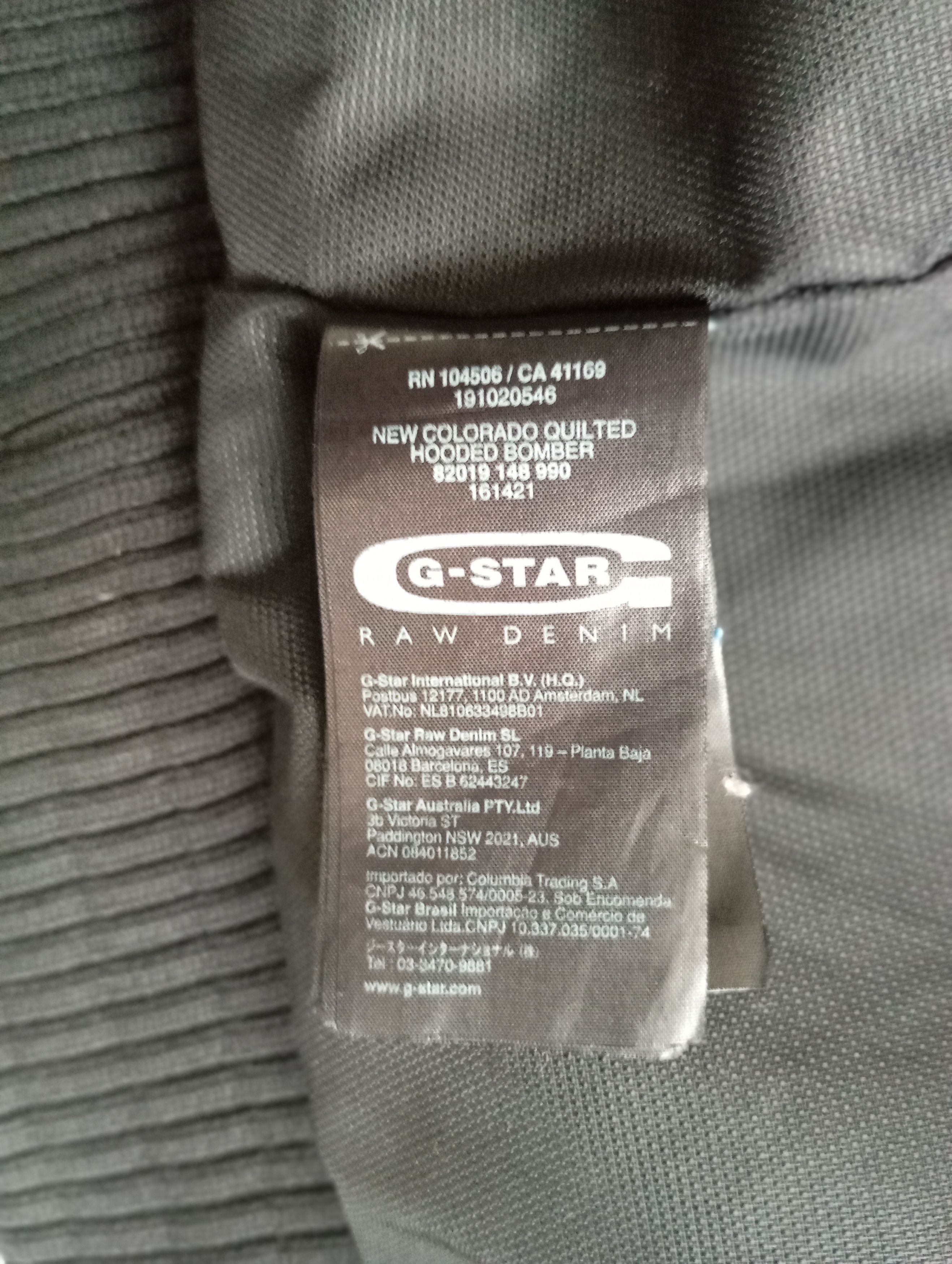 G-Star × Japanese Brand × Vintage G-Star Raw Vintage Bomber Jacket 00s Big Logo Size US L / EU 52-54 / 3 - 14 Thumbnail