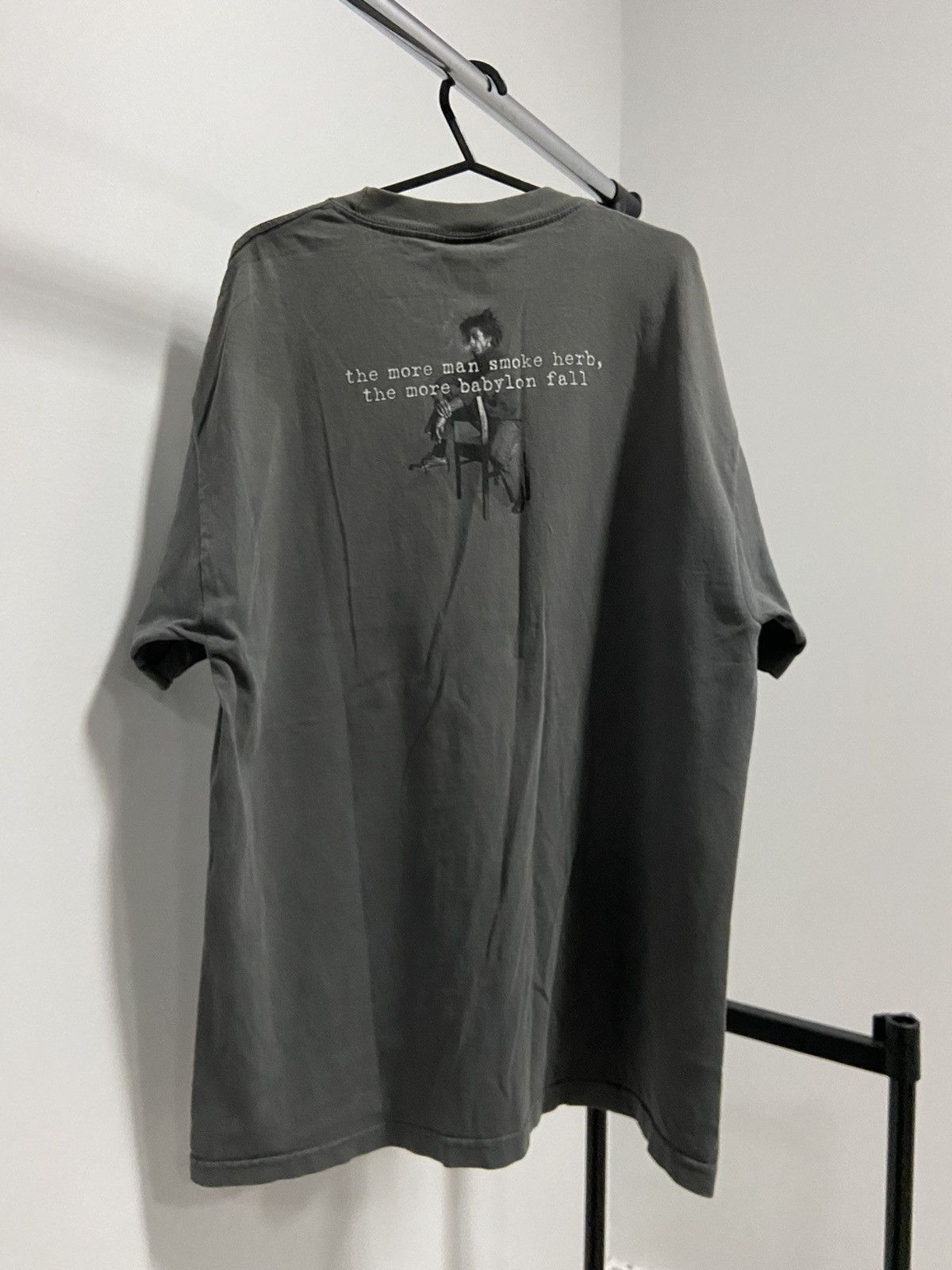 Bob Marley × Vintage Bob Marley T Shirt Babylon fall Big Logo Vintage Size US L / EU 52-54 / 3 - 2 Thumbnail