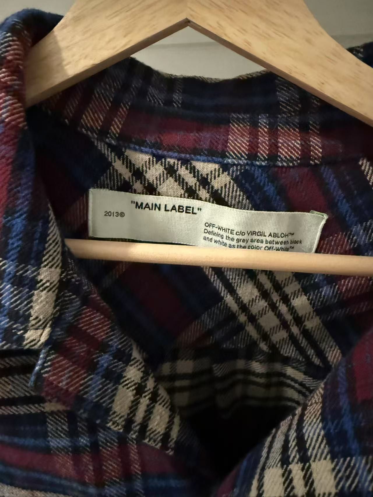 Off-White Off-White C/O VIRGIL ABLOH OW FLANNEL CHECK SHIRT Size US M / EU 48-50 / 2 - 3 Thumbnail