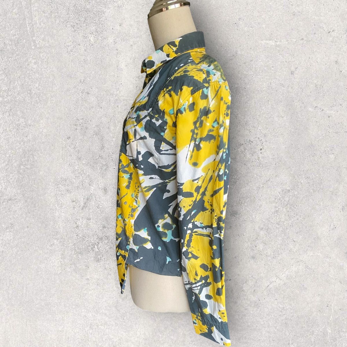 Marni Marni Abstract Print Cut And Sew Oversize Shirt Size XS / US 0-2 / IT 36-38 - 4 Thumbnail