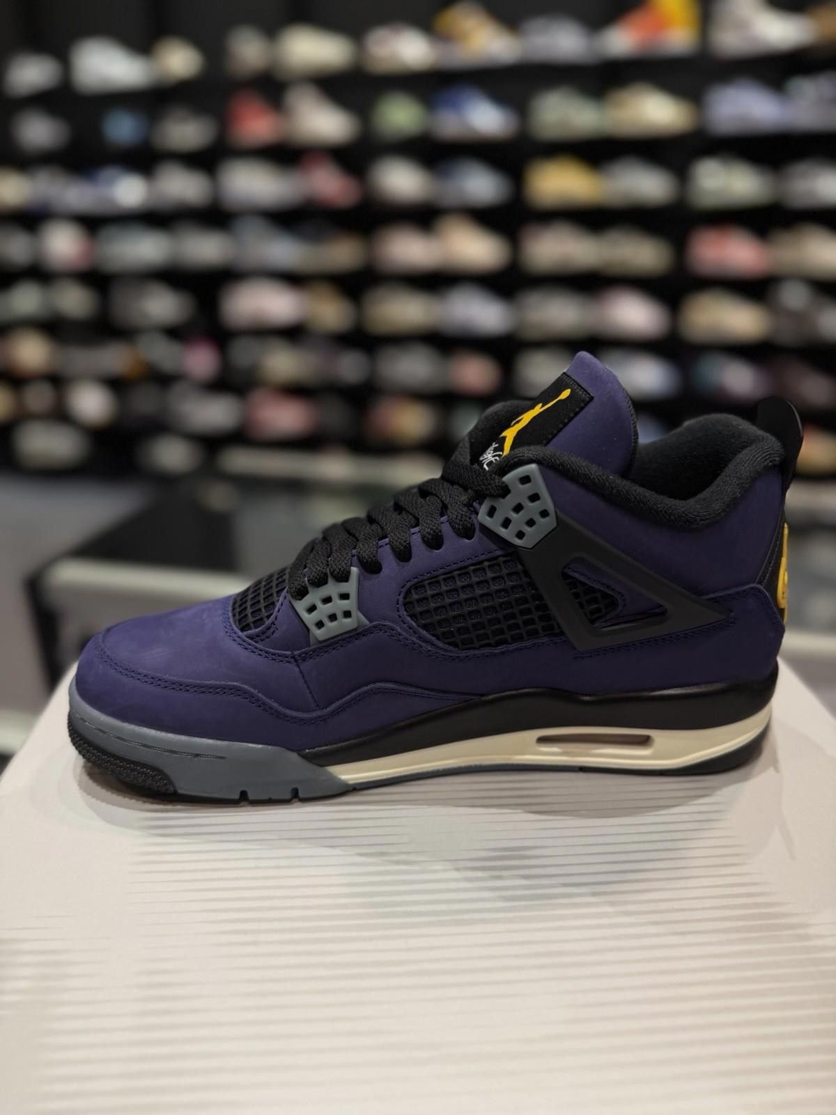Jordan Brand Air Jordan 4 Retro Lakers "Imperial Purple" FV5029-500 (9.5) Size US 9.5 / EU 42-43 - 9 Thumbnail