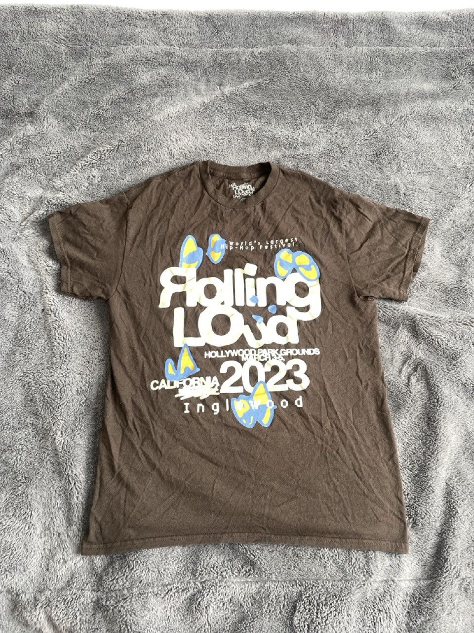 Playboi Carti × Rolling Loud × Travis Scott Rolling Loud '23' Cali Inglewood T-Shirt -From Merch Line- Size US M / EU 48-50 / 2 - 1 Thumbnail