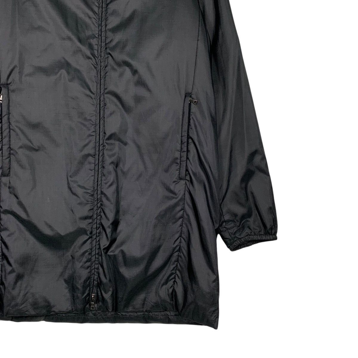 Prada Vintage Prada Hooded Nylon Long Jacket Size US L / EU 52-54 / 3 - 5 Thumbnail
