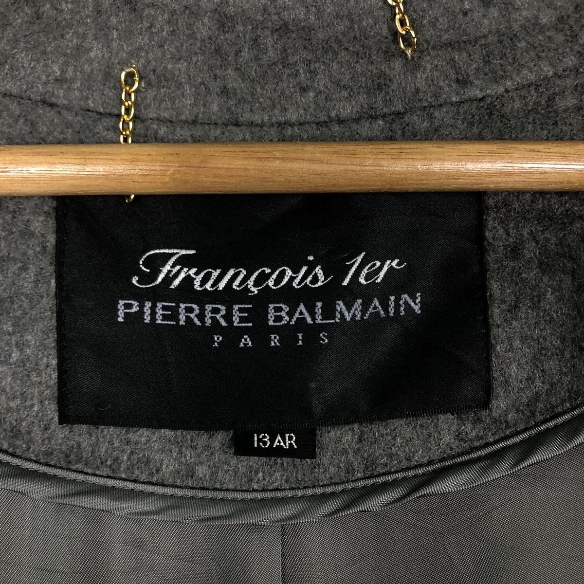 Japanese Brand 🔥Vintage Long Jacket Wool Pierre Balmain Paris Size US M / EU 48-50 / 2 - 18 Thumbnail