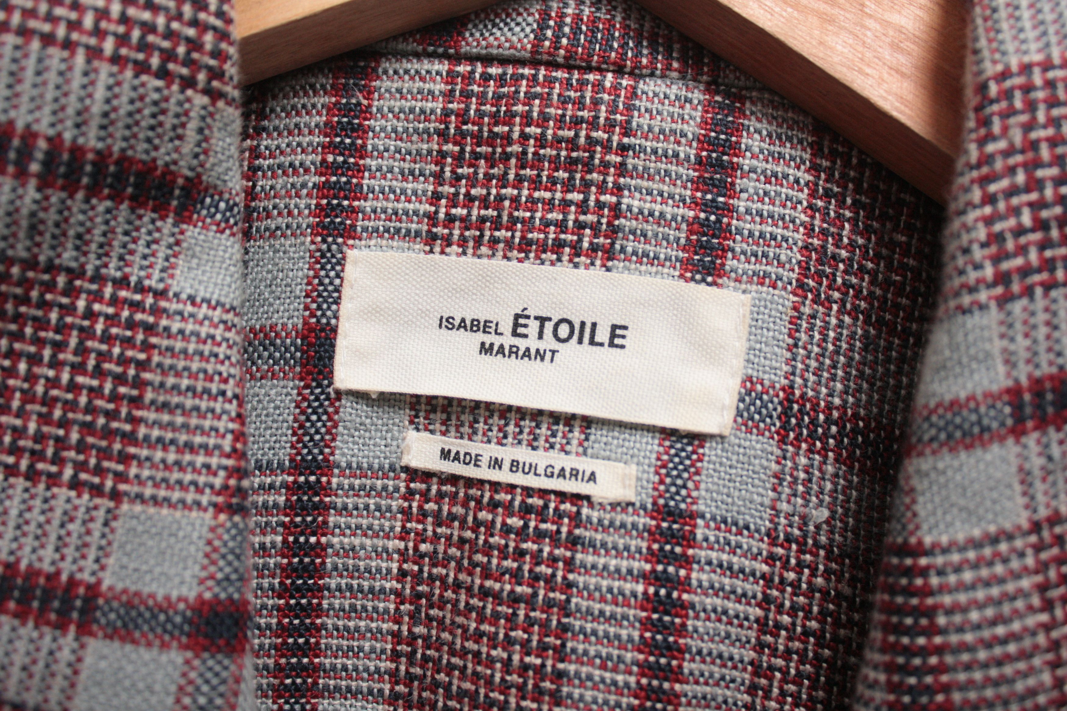 Isabel Marant Etoile Isabel Marant Etoile Linen Casual Checkered Blazer WMNS 36 Size XS / US 0-2 / IT 36-38 - 4 Thumbnail