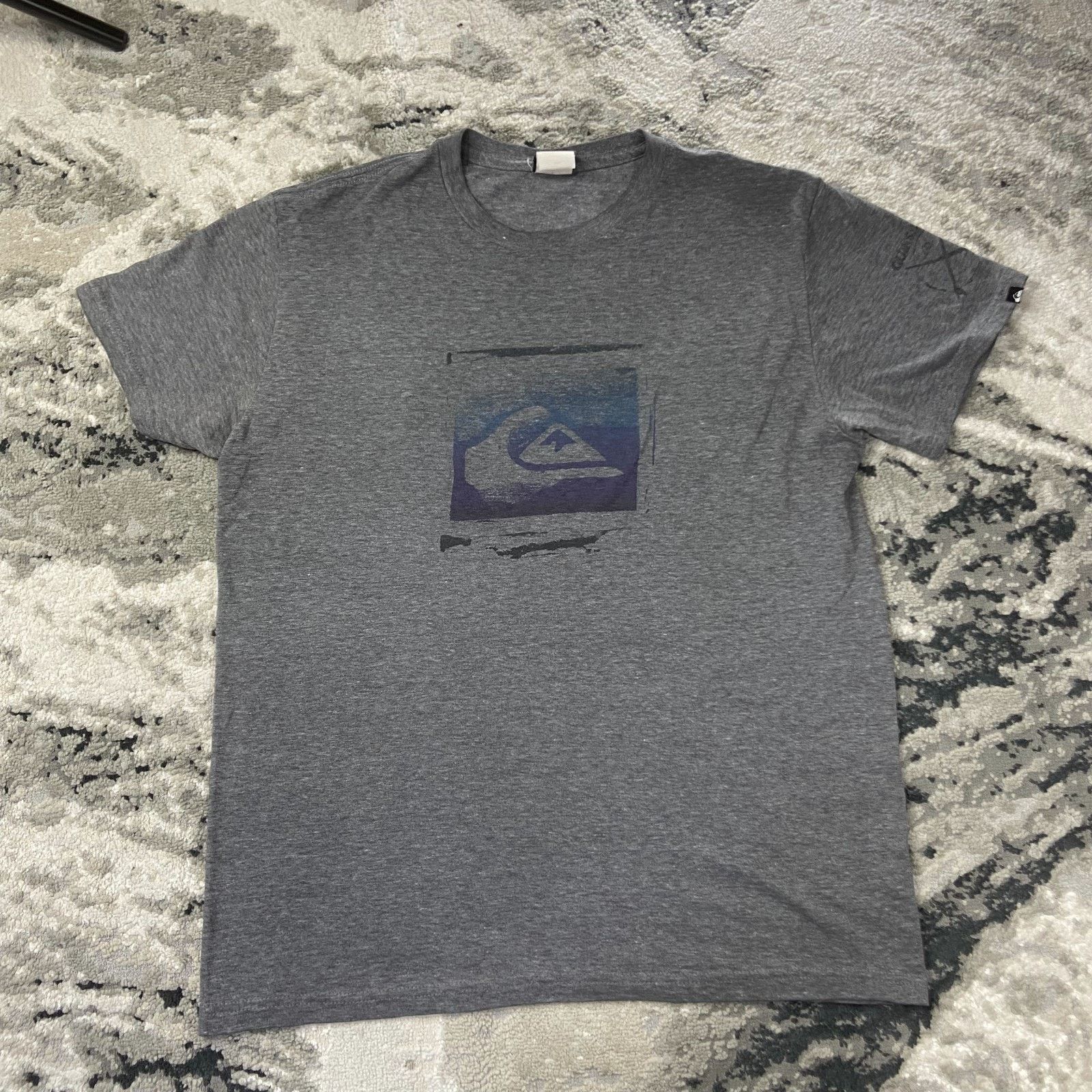 Quiksilver Vintage Y2K Quiksilver T Shirt Sz L Heather Gray Graphic Size US L / EU 52-54 / 3 - 1 Thumbnail