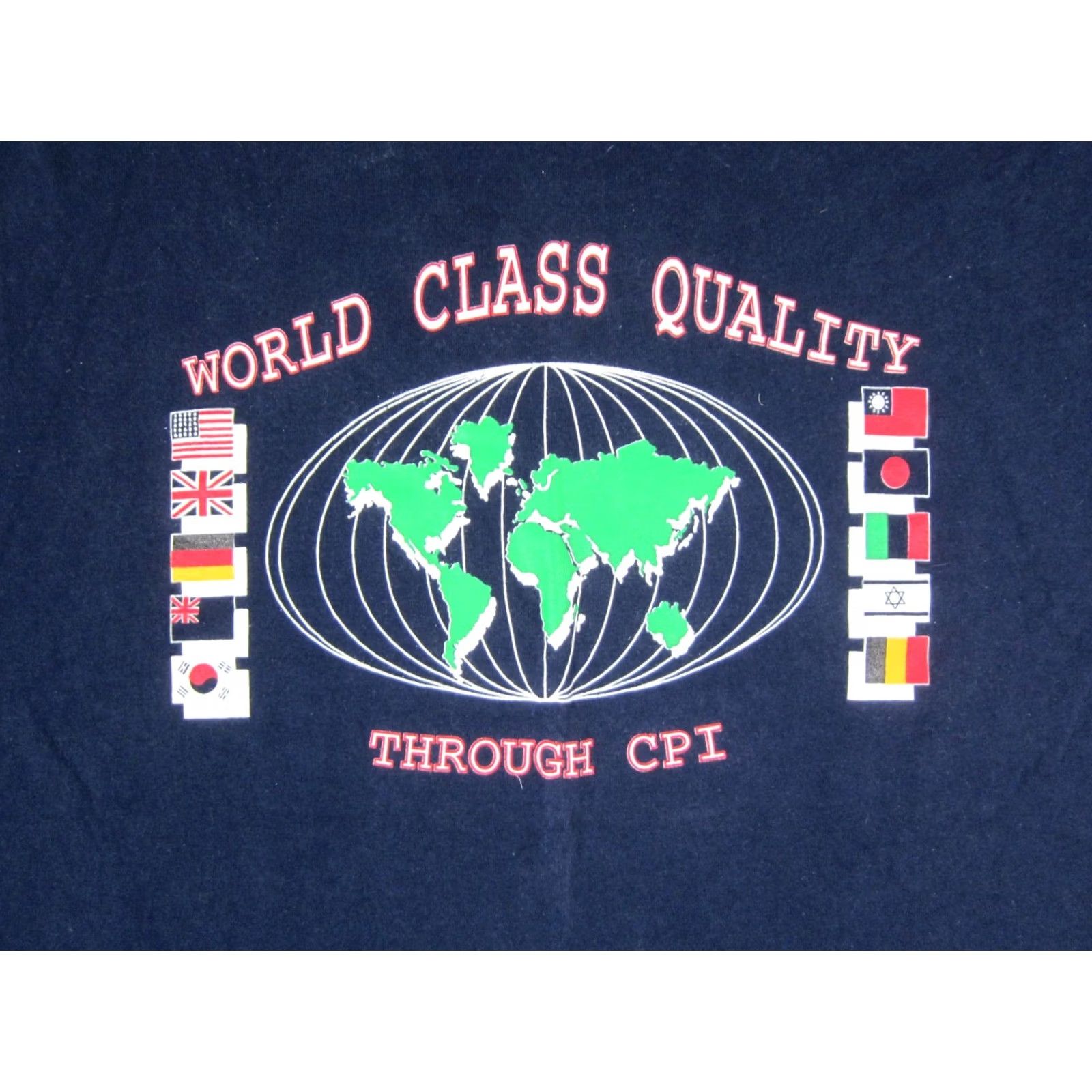 Fruit Of The Loom VINTAGE Fruit of the Loom Shirt Mens Extra Large XL Blue Single Stitch CPI Tech Size US XL / EU 56 / 4 - 2 Thumbnail