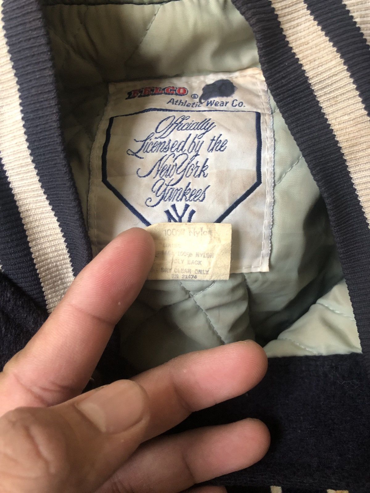New York Yankees × Vintage VINTAGE NEW YORK YANKEES VARSITY JACKET Size US M / EU 48-50 / 2 - 12 Thumbnail