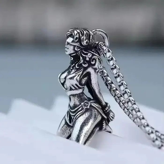 Jewelry Cool Sexy Angel Pendant Necklace Size ONE SIZE - 1 Thumbnail