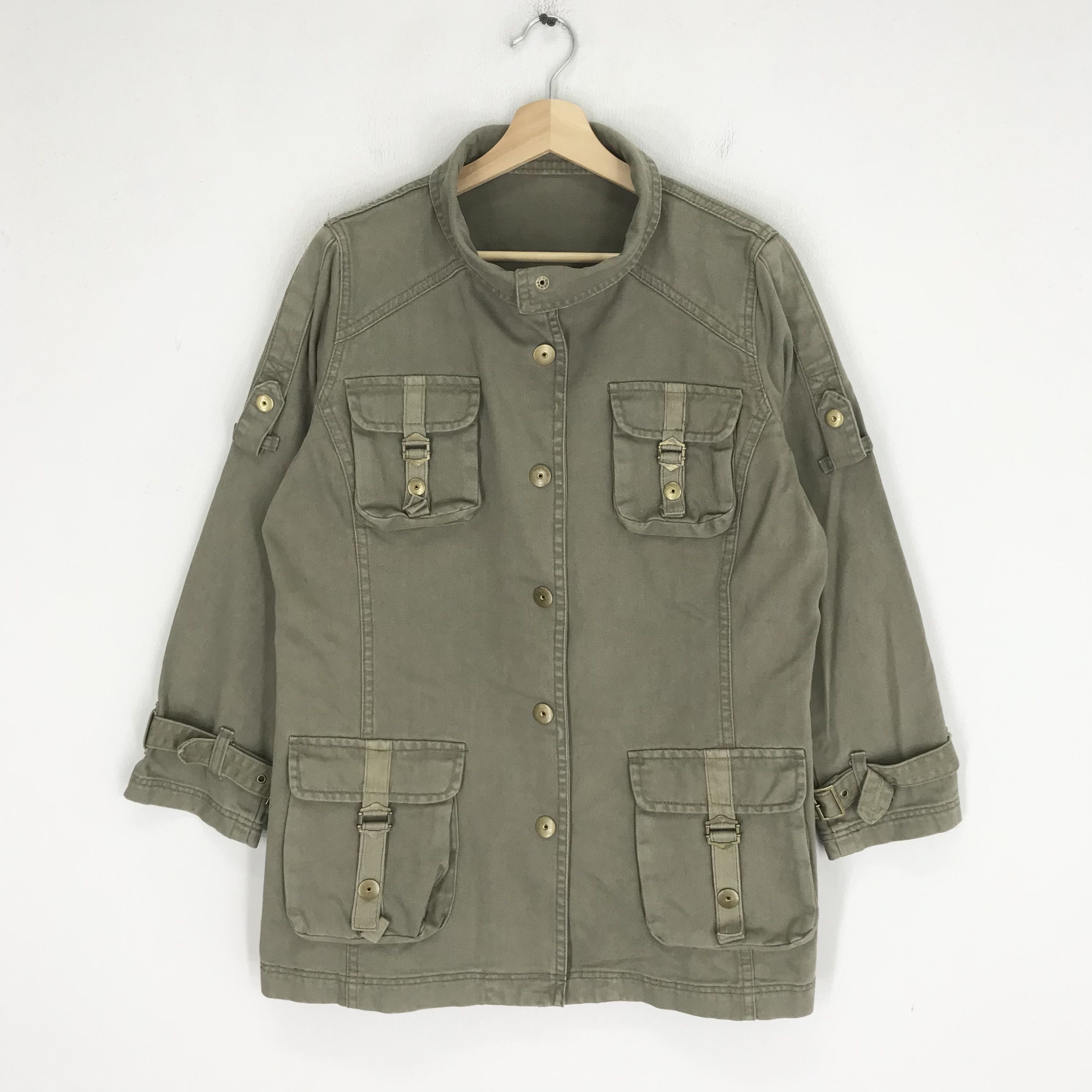 Vintage Vintage M-65 Field Jacket Olive Green Military Parka Jacket Size US M / EU 48-50 / 2 - 1 Thumbnail