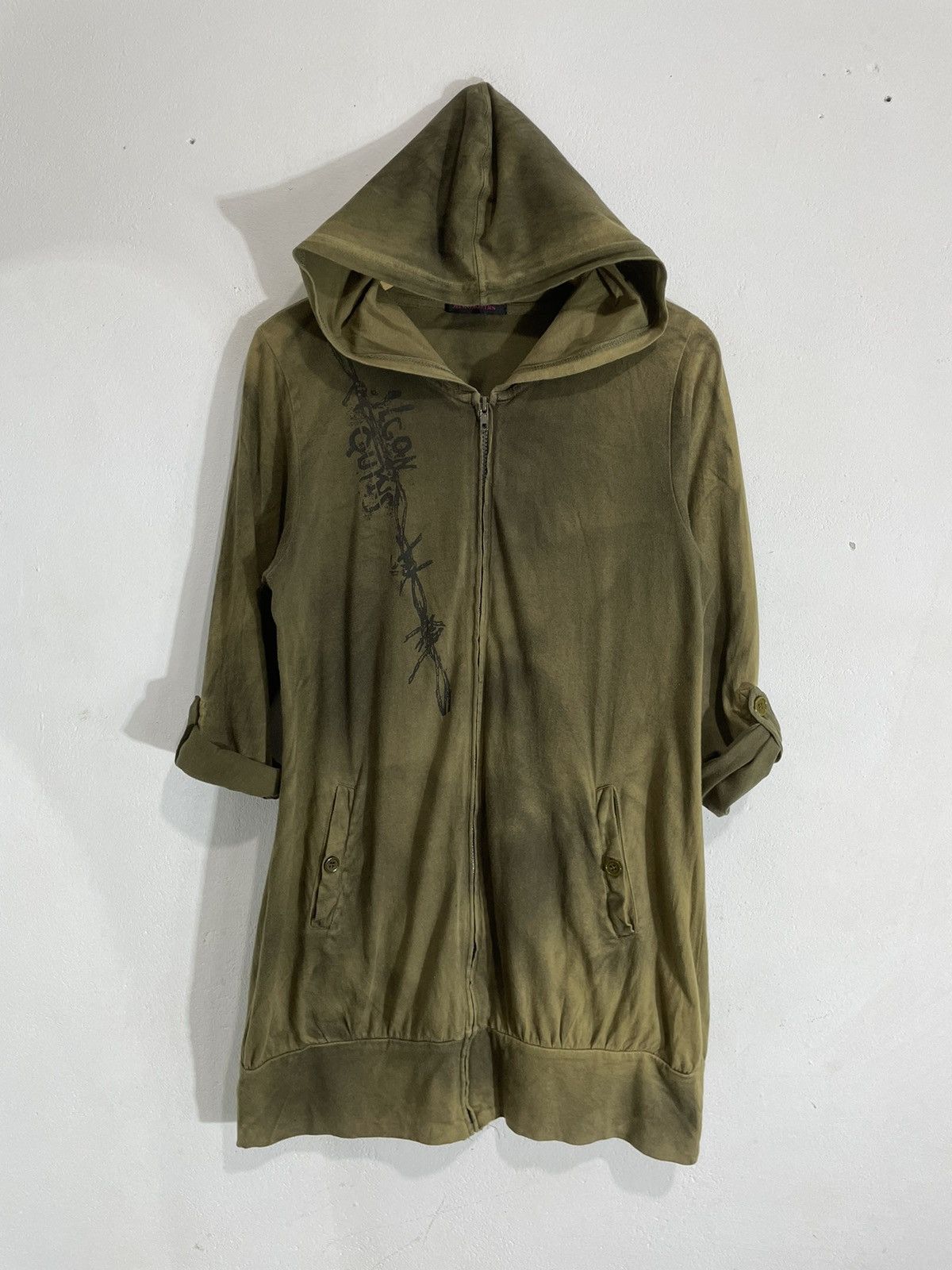 If Six Was Nine Chain of throns Poem Zip Hoodie Gothic ifsix lgb style Size US M / EU 48-50 / 2 - 4 Thumbnail