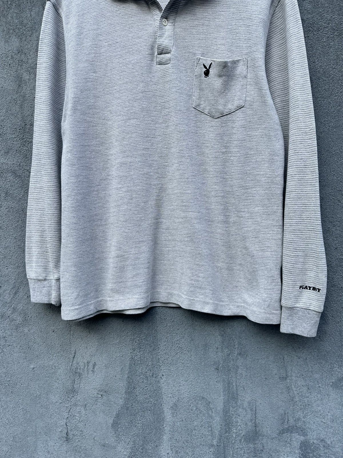 Playboy 👹Vintage Playboy Pullover Botton Long Sleeves Tshirt Size US M / EU 48-50 / 2 - 6 Thumbnail