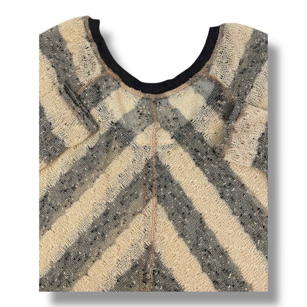 Free People We The Free Striped Sheer Lightweight Top Size Large Size L / US 10 / IT 46 - 3 Thumbnail