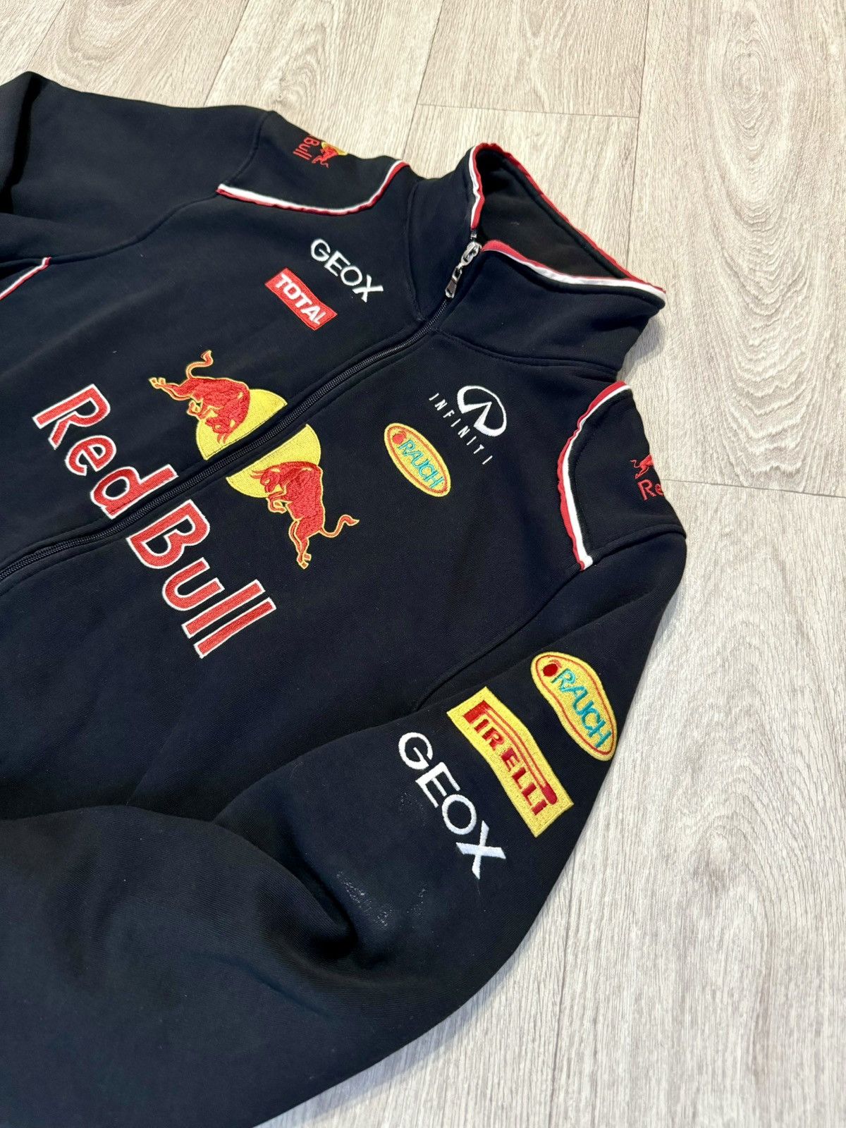 Red Bull 🔷Vintage Red Bull Infiniti Racing Zip Sweatshirt Fleece🔷 Size US L / EU 52-54 / 3 - 3 Thumbnail