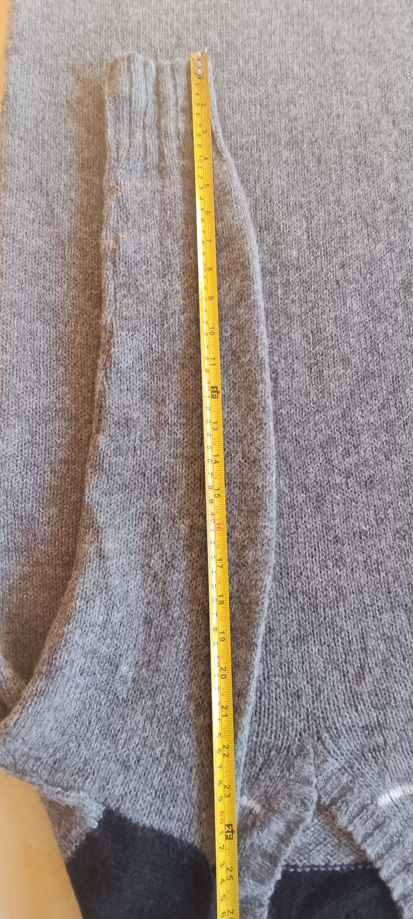 Prada Gray wool maxi dress - V-neckline Size L / US 10 / IT 46 - 22 Thumbnail