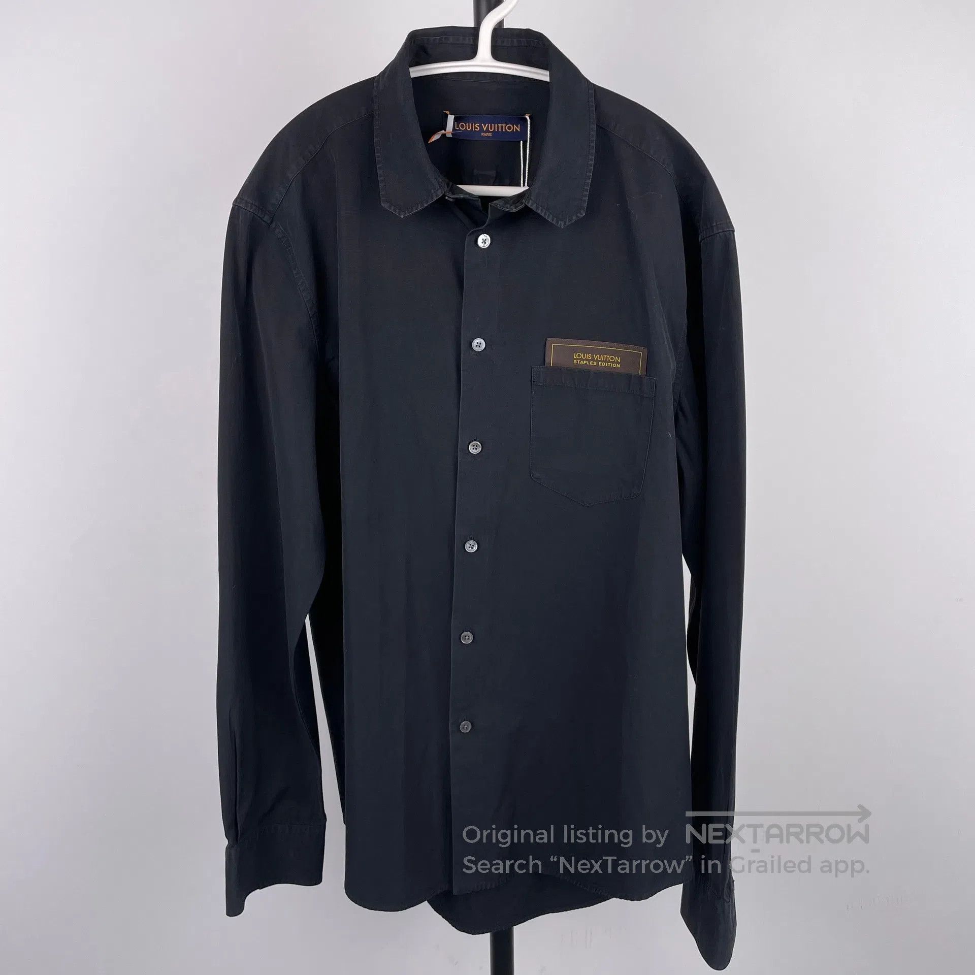 Louis Vuitton Louis Vuitton Black Shirt with Manual| Size US M / EU 48-50 / 2 - 1 Thumbnail