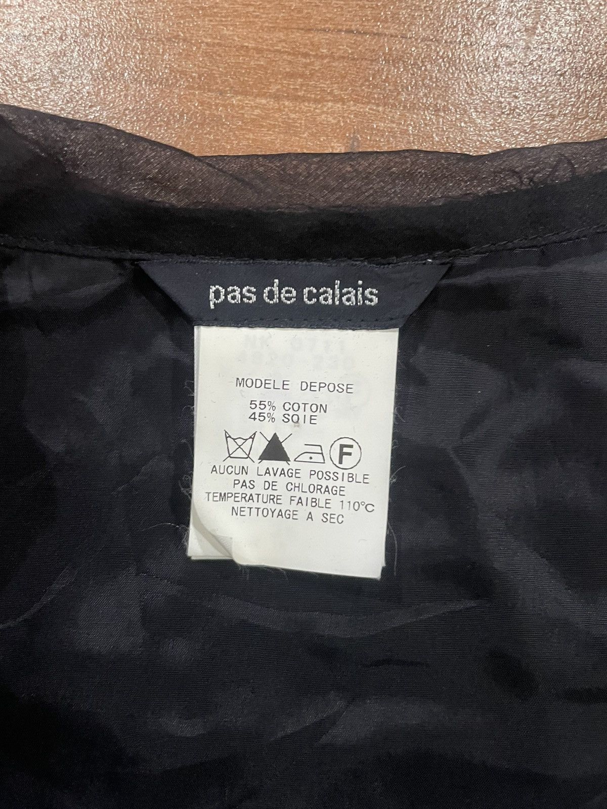 Pas de Calais Pas De Calais Black Blouse Size XS / US 0-2 / IT 36-38 - 3 Thumbnail