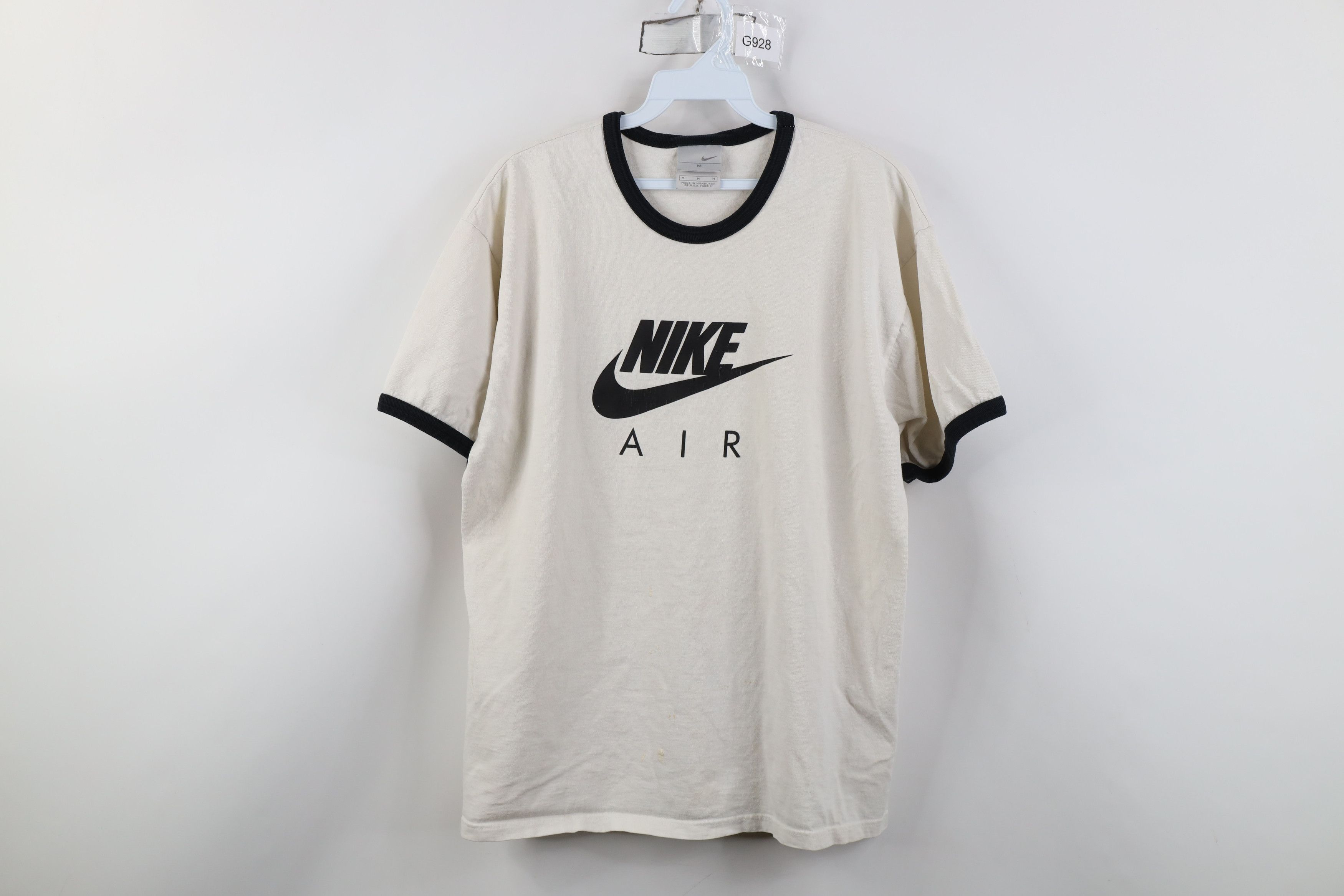 Nike Vintage Nike Air Travis Scott Center Swoosh Ringer T-Shirt Size US M / EU 48-50 / 2 - 1 Thumbnail