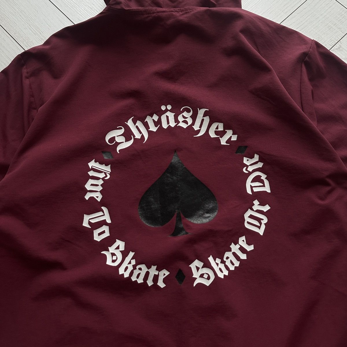 Thrasher Vintage 00s Thrasher Skate or Die Coach jacket Spade y2k sk8 Size US S / EU 44-46 / 1 - 8 Thumbnail