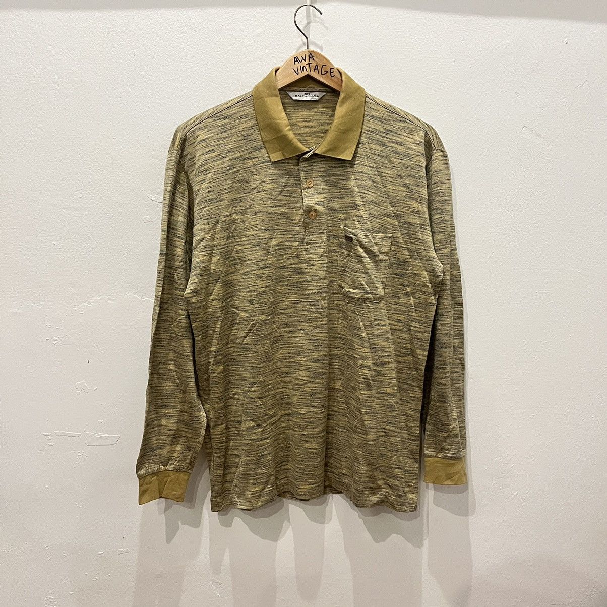 Balenciaga Vintage 90s Balenciaga Golf Polo Shirt BB logo Size US M / EU 48-50 / 2 - 1 Thumbnail