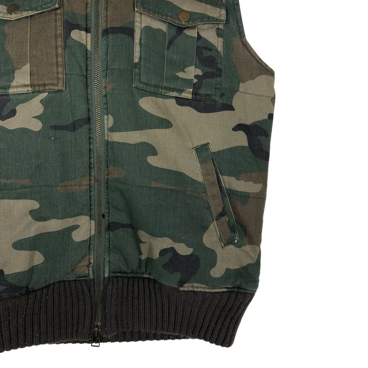 Japanese Brand 🔥BIKER PARACHUTE BONDAGE DESIGN TANK TOP MILITARY CAMO Size US L / EU 52-54 / 3 - 5 Thumbnail