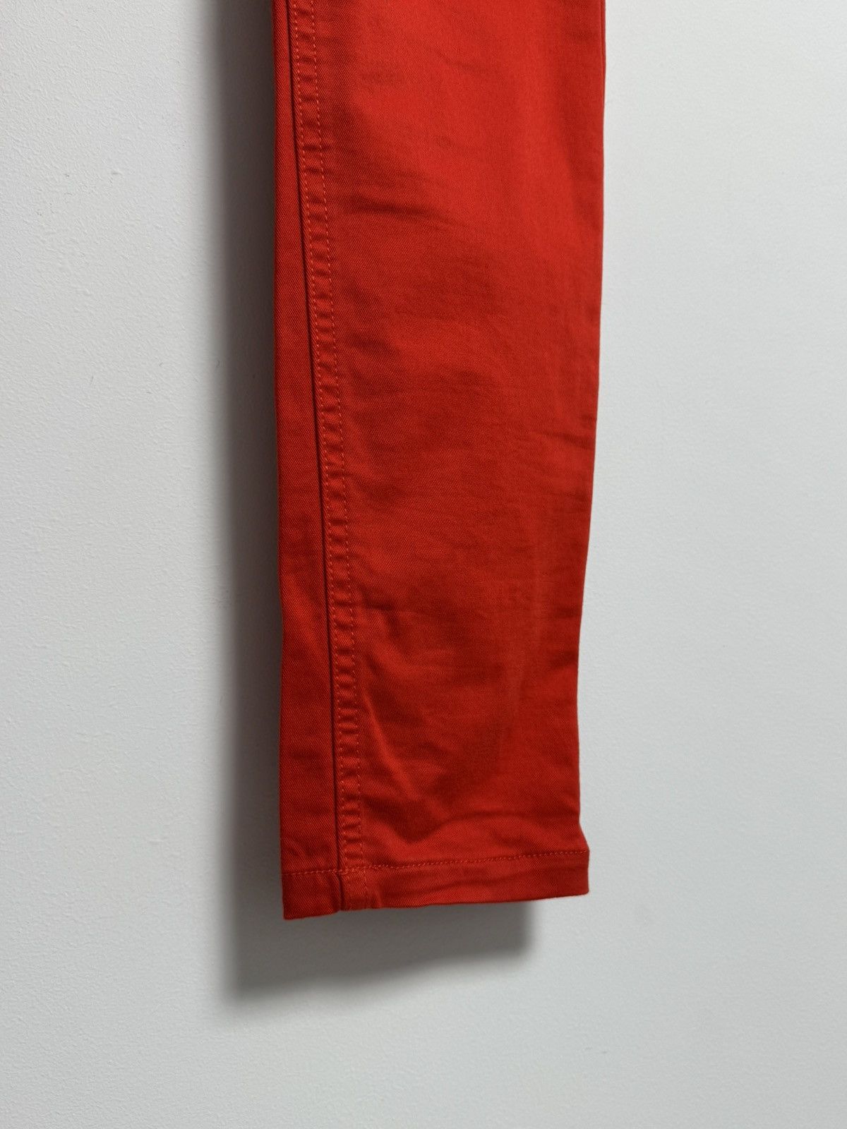 Burberry Burberry Brit Women’s Pants Luxury Red Skinny Size 27" / US 4 / IT 40 - 4 Thumbnail