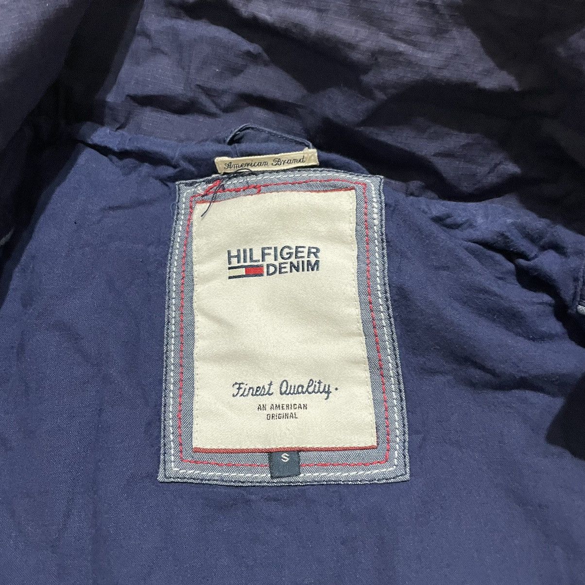 Tommy Hilfiger Hilfiger Denim Blue Women's Lightweight Waterproof Jacket Size S / US 4 / IT 40 - 5 Thumbnail