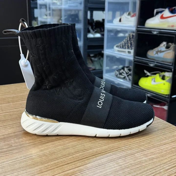 Louis Vuitton Louis Vuitton Black Knit Ankle Booties -2508 Size US 7.5 / EU 40-41 - 6 Thumbnail