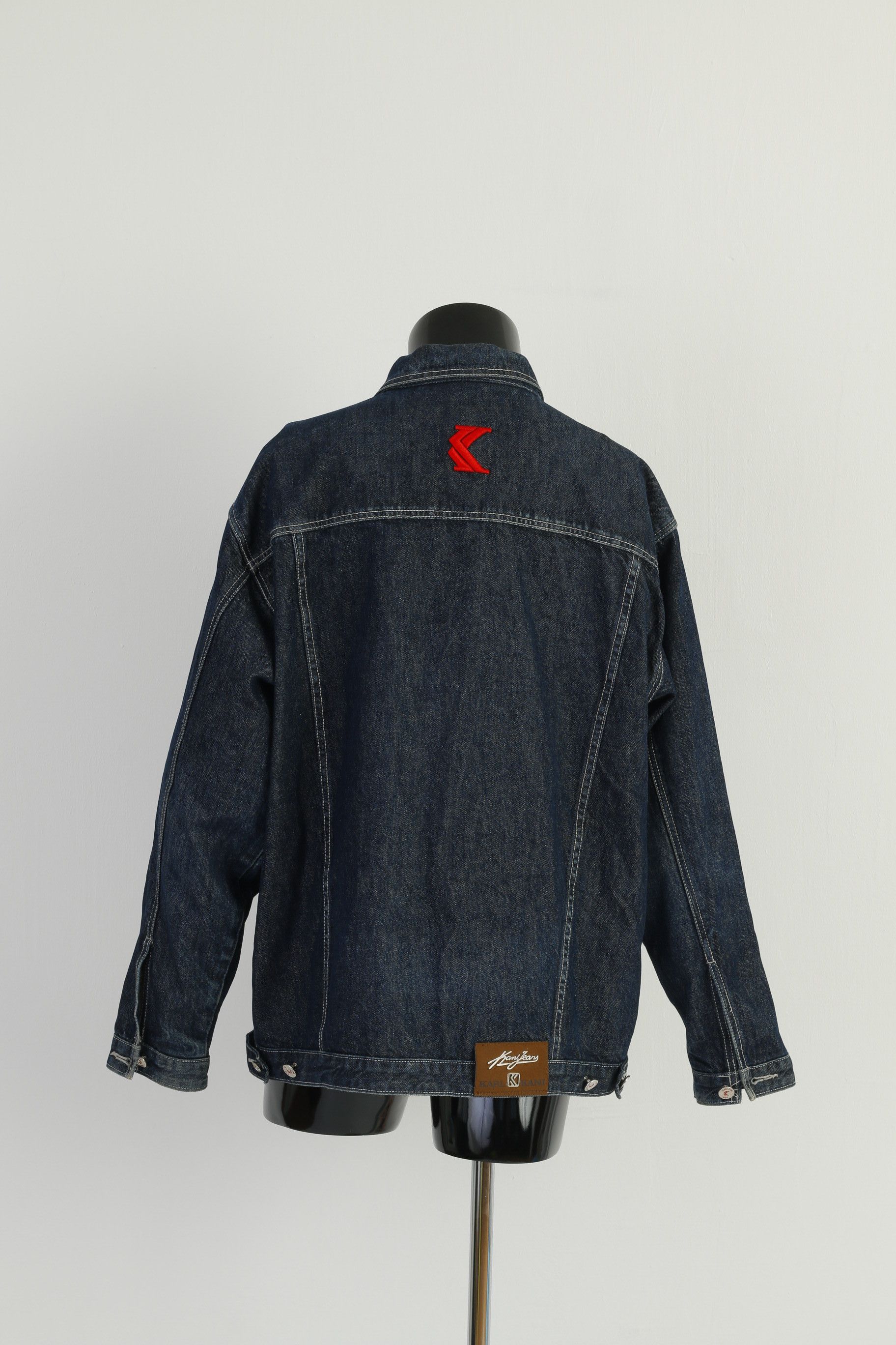 Karl Kani Vintage Karl Kani 3XL Denim Jacket Navy Cotton 0419 Size US XXL / EU 58 / 5 - 9 Thumbnail