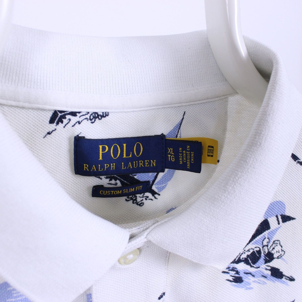 Polo Ralph Lauren Polo Ralph Lauren Bear Short Sleeve Polo Size US XL / EU 56 / 4 - 6 Thumbnail