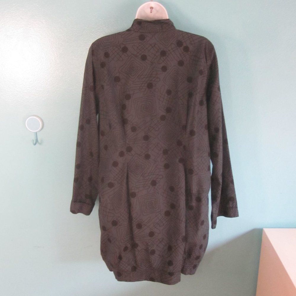Eileen Fisher Adverb Cotton Tunic Dress M Oversized Size M / US 6-8 / IT 42-44 - 4 Thumbnail