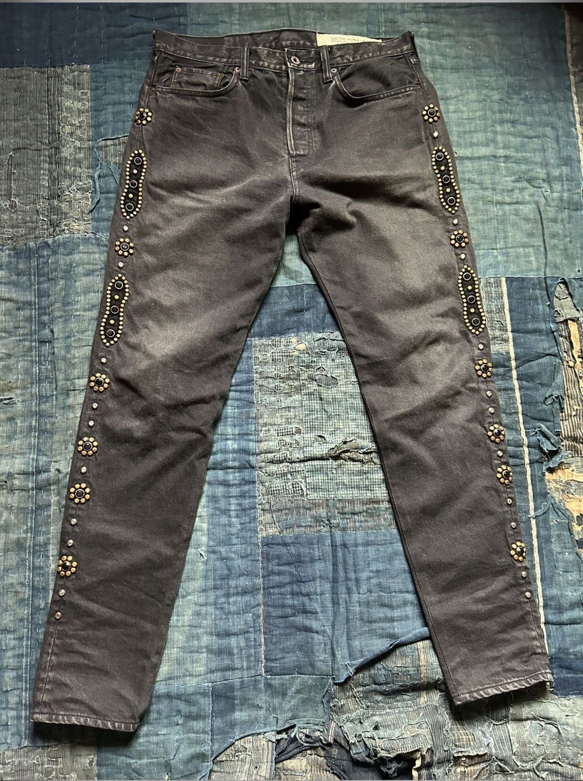 Kapital Kountry Kapital 14oz Denim Studs Remake Monkey Cisco