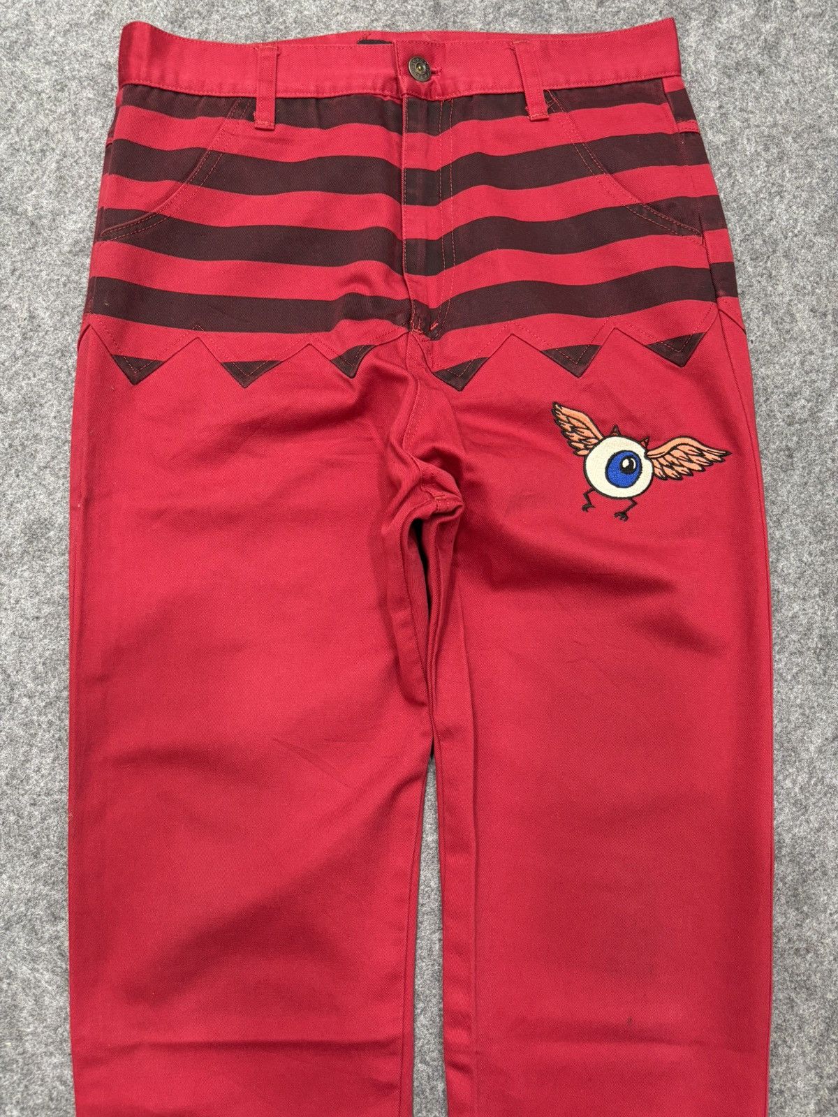 Japanese Brand CANDY STRIPPER Japan Emo Gothic Streetwear Eye Pant F690 Size US 30 / EU 46 - 3 Thumbnail
