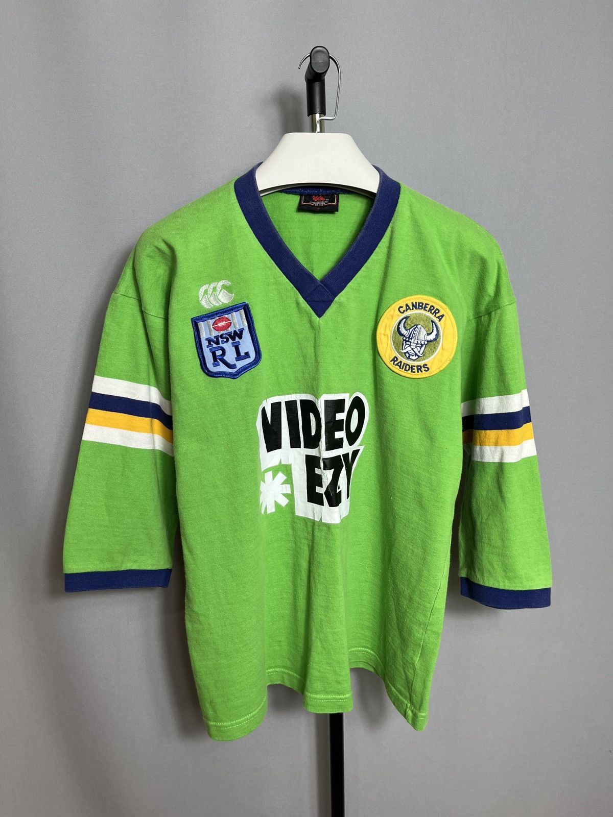 Sports Specialties 1990 1991 Canberra Raiders Rugby League Shirt Adults Cotton Size US L / EU 52-54 / 3 - 1 Thumbnail