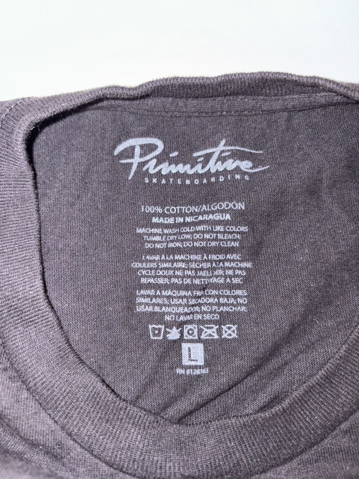 Primitive Primitive Skateboarding Spider Web Graphic Black SS T-Shirt Size US L / EU 52-54 / 3 - 6 Thumbnail