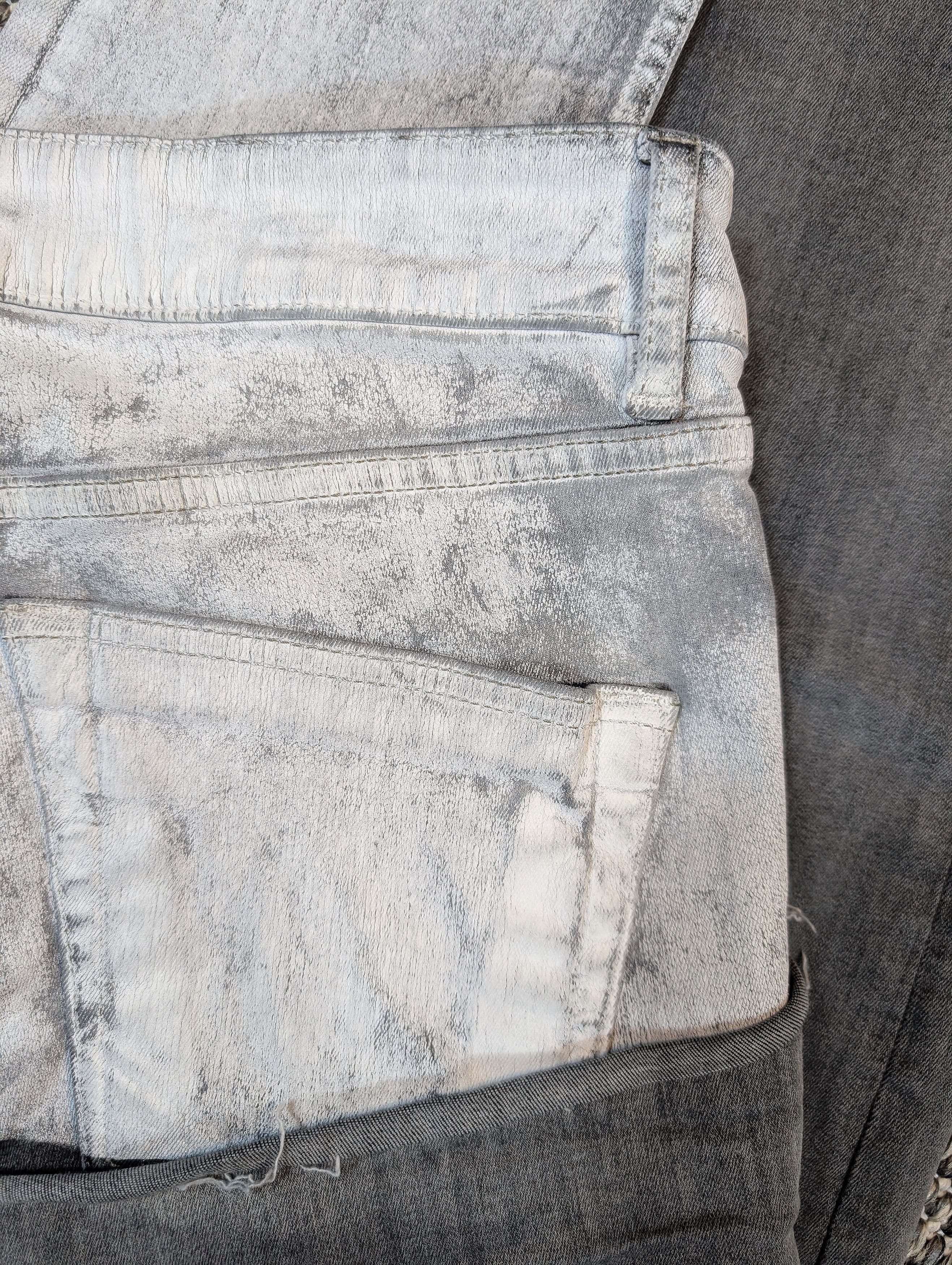 Rick Owens Rick Owens SS20 Tecuatl SAMPLE Coated Tyrone Collage Jeans Size US 31 - 4 Thumbnail