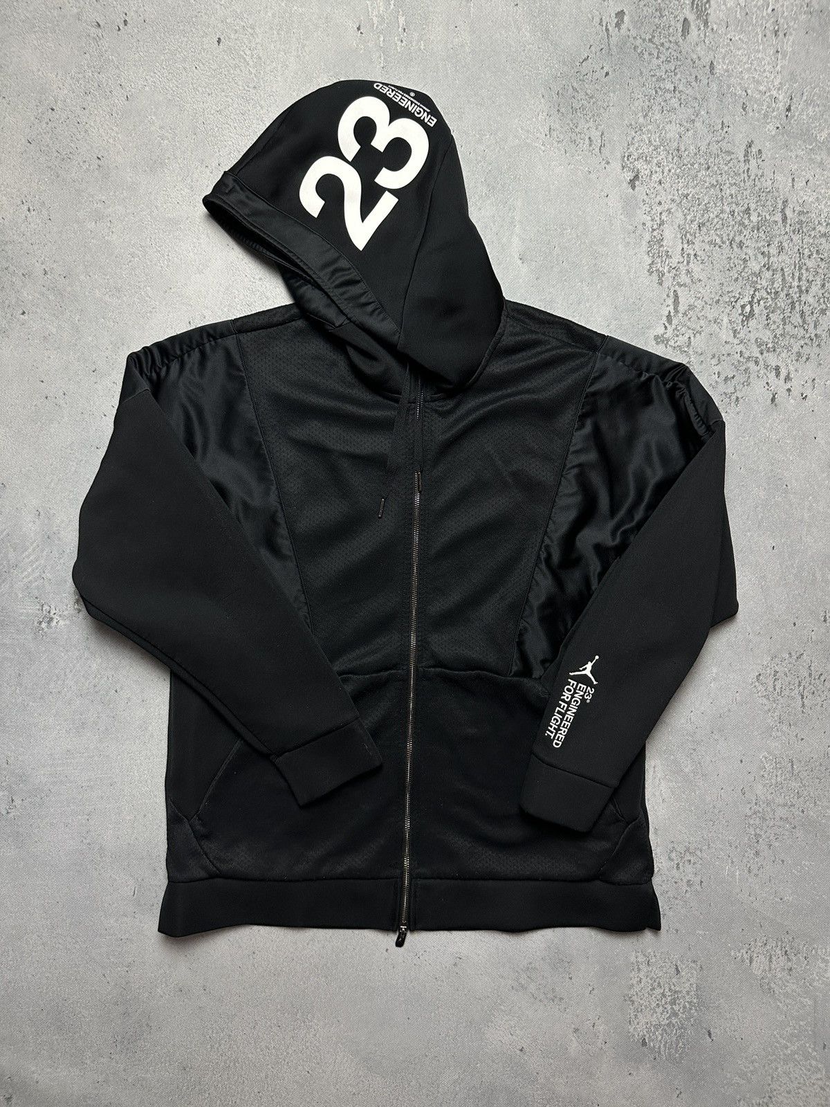 Jordan Brand Nike Jordan Jumpman 23E Logo Zip-Up Hoodie NWT y2k Tech Zip Size US L / EU 52-54 / 3 - 1 Thumbnail