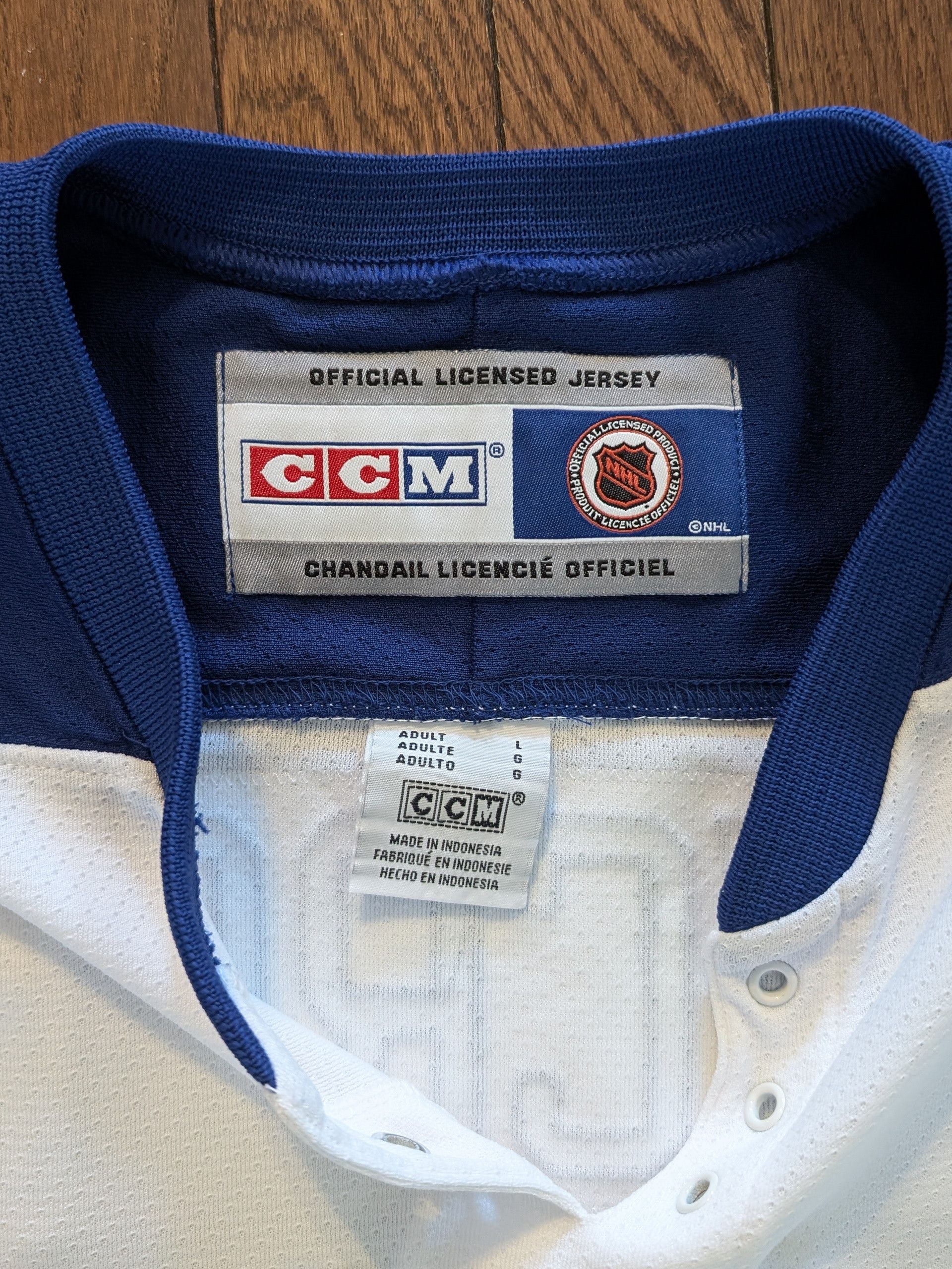 Ccm Andrew Raycroft Signed Toronto Maple Leafs CCM Jersey Sz L Size US L / EU 52-54 / 3 - 2 Thumbnail