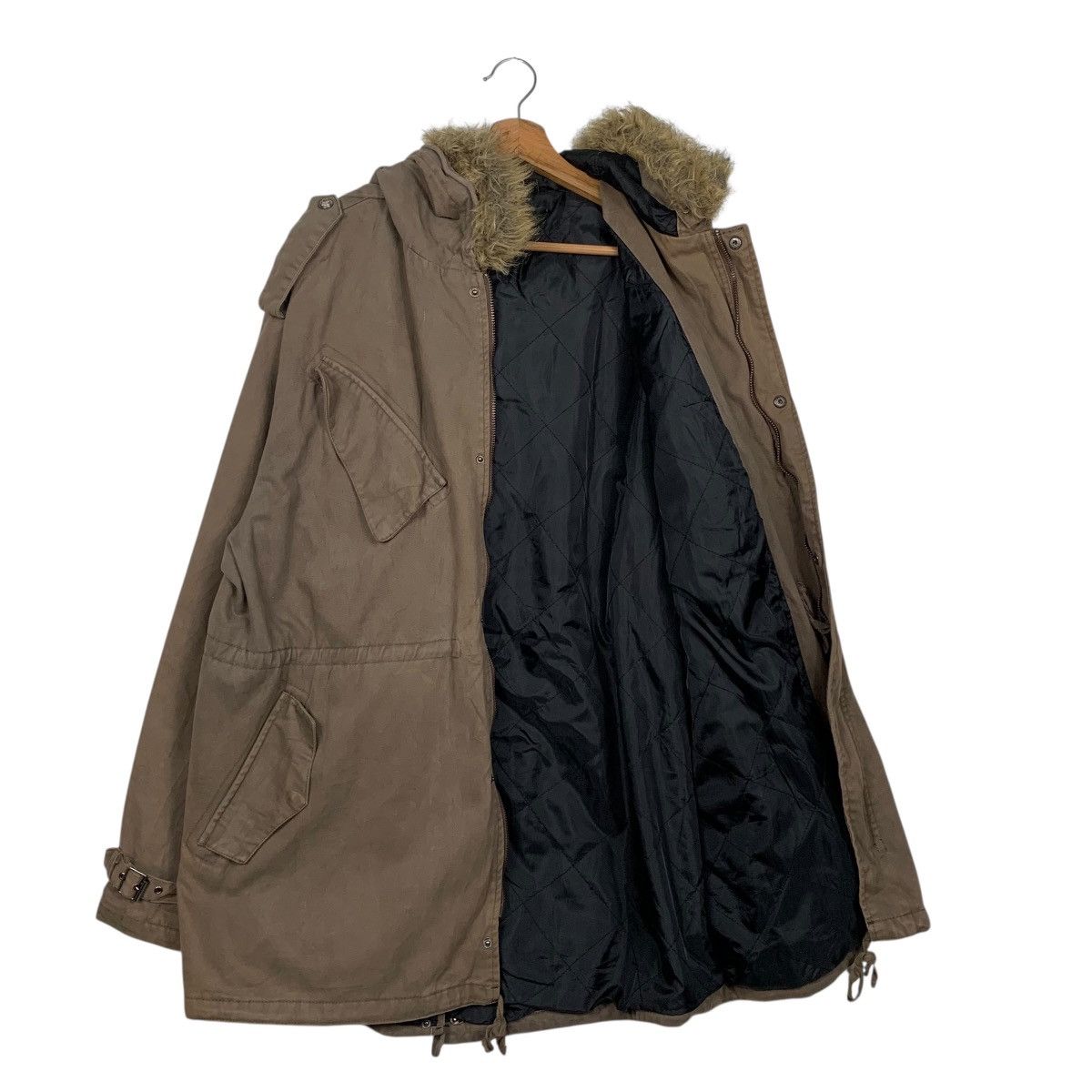 Japanese Brand Japanese Brand R11 Hooded Military Parka Size US XXL / EU 58 / 5 - 10 Thumbnail